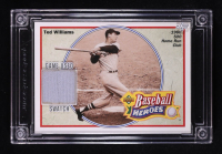 Ted Williams 2024 Sportscards.com Jersey Fusion Game-Used Swatch #TW80 at PristineAuction.com