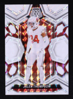 Jalen Thompson 2024 Panini Mosaic Mosaic White #6 #21/25 at PristineAuction.com