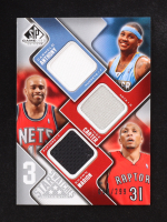 Carmelo Anthony/Vince Carter/Shawn Marion 2009-10 Upper Deck SP Star Swatches #35-CMA #099/299 at PristineAuction.com