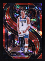 Anthony Edwards 2024-25 Select Red Cracked Ice Prizms #130 at PristineAuction.com