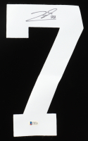 Pavel Zacha Signed Jersey Number "7" Patch (Beckett) at PristineAuction.com