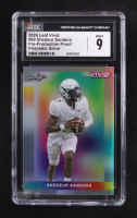 Shedeur Sanders 2024 Leaf Vivid Pre-Production Proof Prismatic Silver #NNO #1/1 RC (CGC 9) at PristineAuction.com