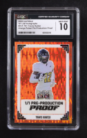 Shedeur Sanders 2024 Leaf Metal '91 Leaf Autographs Pre-Production Proof Orange Pulsar #91ATH1 #1/1 RC (CGC 10) at PristineAuction.com