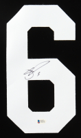 Shea Weber Signed Jersey Number "6" Patch (Beckett) at PristineAuction.com