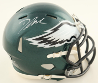 D'Andre Swift Signed Eagles Speed Mini Helmet (Beckett) at PristineAuction.com