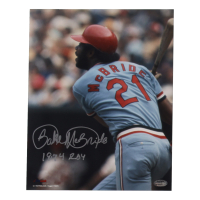 Bake McBride Signed Phillies 8x10 Photo Inscribed "1974 ROY" (Schwartz) at PristineAuction.com