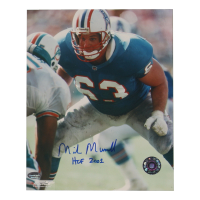 Mike Munchak Signed Oilers 8x10 Photo Inscribed "HOF 2001" (Schwartz) at PristineAuction.com