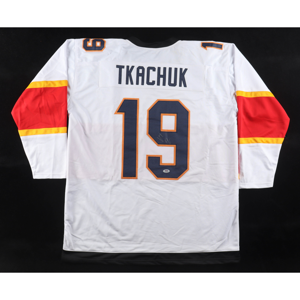 Matthew Tkachuk Signed Jersey (PSA) at PristineAuction.com