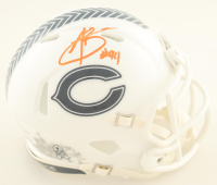 Austin Booker Signed Bears Salute To Service Alternate Speed Mini Helmet (JSA) at PristineAuction.com