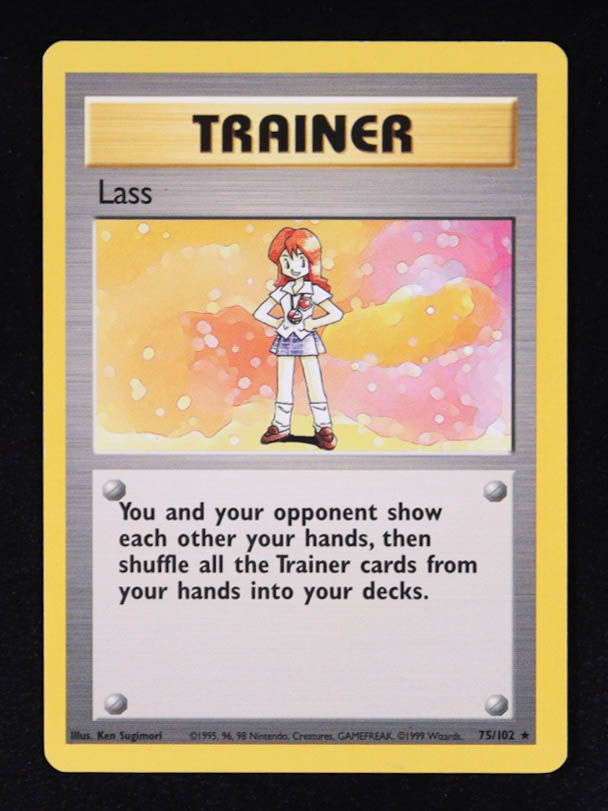 Lass 1999 Pokemon Base Unlimited #75 at PristineAuction.com Lass 1999 Pokemon Base Unlimited #75 at PristineAuction.com