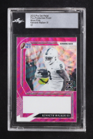 Kenneth Walker III 2022 Pro Set Metal Pre-Production Proof Wave Pink #NNO #1/1 RC (Leaf) at PristineAuction.com