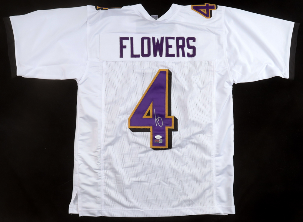 Zay Flowers Signed Jersey (JSA) at PristineAuction.com Zay Flowers Signed Jersey (JSA) at PristineAuction.com