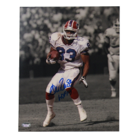 Andre Reed Signed Bills 8x10 Photo Inscribed "HOF 14" (Schwartz) at PristineAuction.com