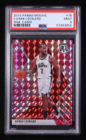 Kawhi Leonard 2019-20 Panini Mosaic Mosaic Pink Camo #78 (PSA 9) at PristineAuction.com