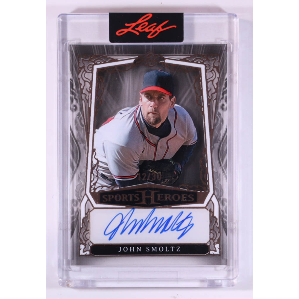 John Smoltz 2025 Leaf Sports Heroes Autographs Bronze #BAJS1 #12/30 at PristineAuction.com