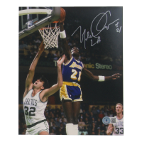 Michael Cooper Signed Lakers 8x10 Photo Inscribed "L.A." (Beckett) at PristineAuction.com