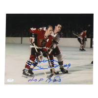 Bobby Hull Signed Blackhawks 8x10 Photo Inscribed "HOF 1983" (Schwartz) at PristineAuction.com