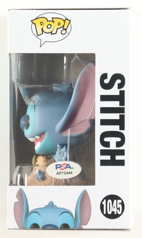 Chris Sanders  Signed "Lilo & Stitch" #1045 Stitch Funko Pop! Vinyl Figure (PSA) at PristineAuction.com Chris Sanders  Signed "Lilo & Stitch" #1045 Stitch Funko Pop! Vinyl Figure (PSA) at PristineAuction.com