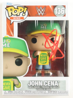 John Cena Signed WWE #136 John Cena Funko Pop! Vinyl Figure (SWAU) at PristineAuction.com