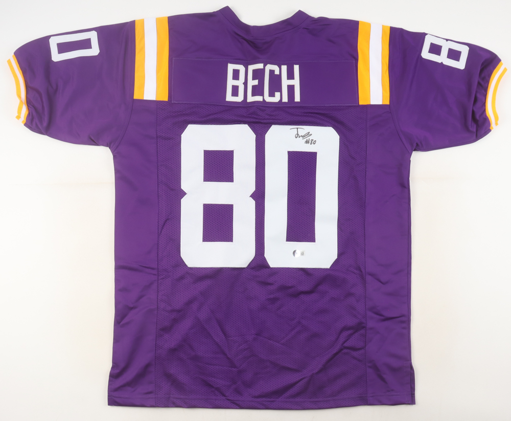 Jack Bech Signed Jersey (Beckett) at PristineAuction.com Jack Bech Signed Jersey (Beckett) at PristineAuction.com