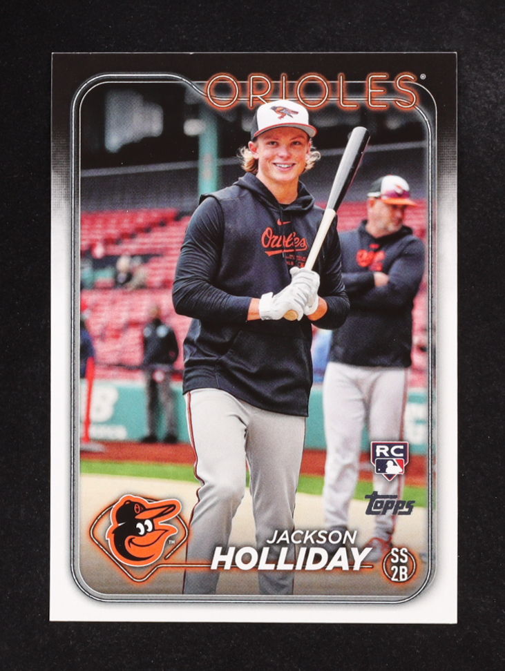 Jackson Holliday 2024 Topps Base Set Photo Variations #697I RC at PristineAuction.com Jackson Holliday 2024 Topps Base Set Photo Variations #697I RC at PristineAuction.com