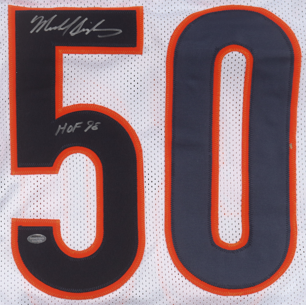 Mike Singletary Signed Jersey Inscribed "HOF 98" (Schwartz) at PristineAuction.com Mike Singletary Signed Jersey Inscribed "HOF 98" (Schwartz) at PristineAuction.com