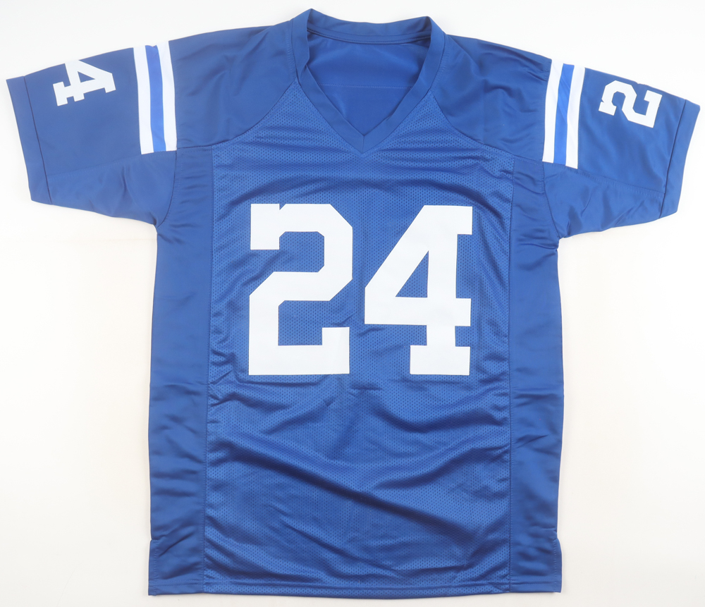 Lenny Moore Signed Jersey Inscribed "HOF 75" (Schwartz) at PristineAuction.com Lenny Moore Signed Jersey Inscribed "HOF 75" (Schwartz) at PristineAuction.com