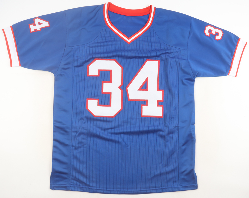 Thurman Thomas Signed Jersey (Schwartz) at PristineAuction.com Thurman Thomas Signed Jersey (Schwartz) at PristineAuction.com
