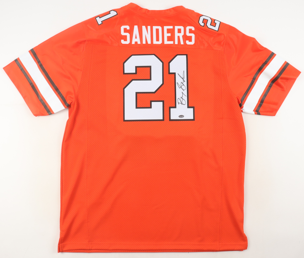 Barry Sanders Signed Oklahoma State Cowboys Jersey (Schwartz) at PristineAuction.com Barry Sanders Signed Oklahoma State Cowboys Jersey (Schwartz) at PristineAuction.com