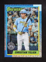 Christian Yelich 2025 Topps '90 Topps Silver Pack Chrome #T90C77 at PristineAuction.com