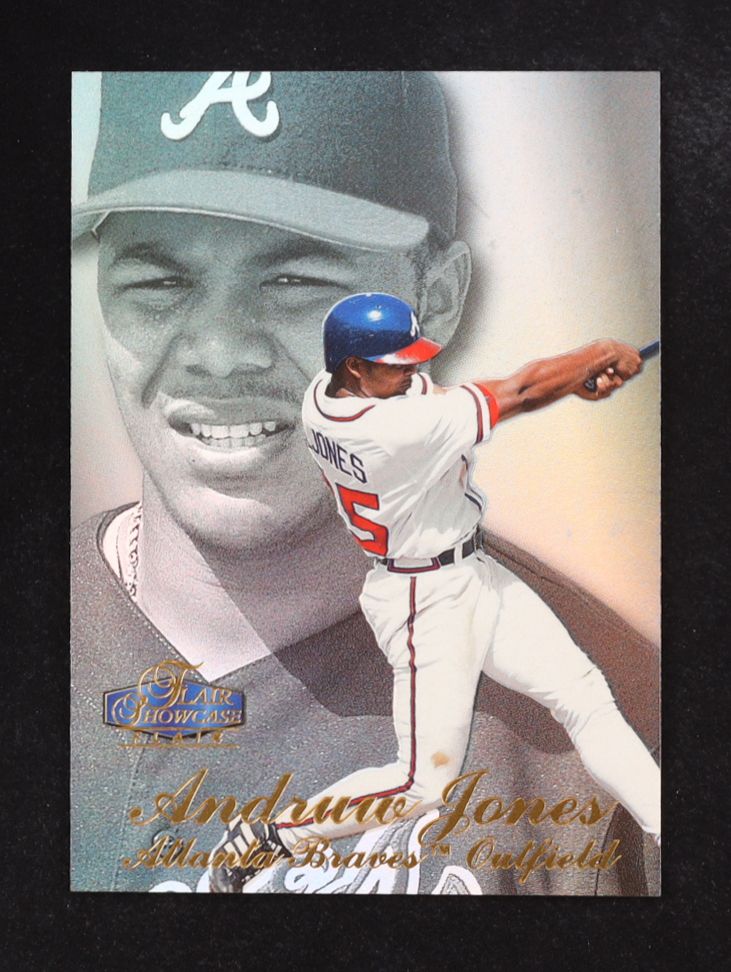 Andruw Jones 1998 Flair Showcase Row 3 #25 at PristineAuction.com Andruw Jones 1998 Flair Showcase Row 3 #25 at PristineAuction.com