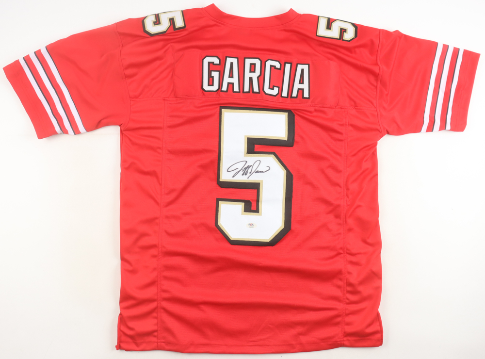 Jeff Garcia Signed Jersey (PSA) at PristineAuction.com Jeff Garcia Signed Jersey (PSA) at PristineAuction.com
