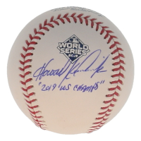 Howie Kendrick Signed 2019 World Series Baseball Inscribed "2019 WS Champs" (JSA) at PristineAuction.com