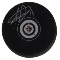 Jonathan Toews Signed Jets Logo Hockey Puck (Schwartz) at PristineAuction.com