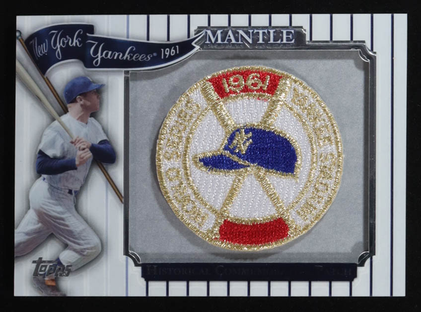 Mickey Mantle 2009 Topps Factory Set Target Mantle World Series Patch #3 1961 at PristineAuction.com Mickey Mantle 2009 Topps Factory Set Target Mantle World Series Patch #3 1961 at PristineAuction.com