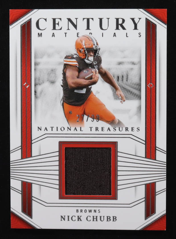 Nick Chubb 2023 Panini National Treasures Century Materials #78 #27/99 at PristineAuction.com Nick Chubb 2023 Panini National Treasures Century Materials #78 #27/99 at PristineAuction.com
