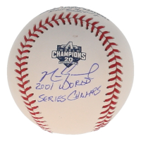 Mark Grace Signed 2001 World Series Champions 20th Anniversary OML Baseball Inscribed "2001 World Series Champs" (JSA) at PristineAuction.com