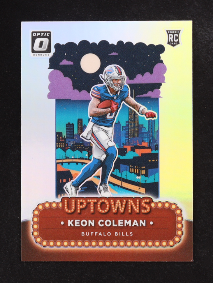 Keon Coleman 2024 Donruss Optic Uptowns #15 RC at PristineAuction.com Keon Coleman 2024 Donruss Optic Uptowns #15 RC at PristineAuction.com