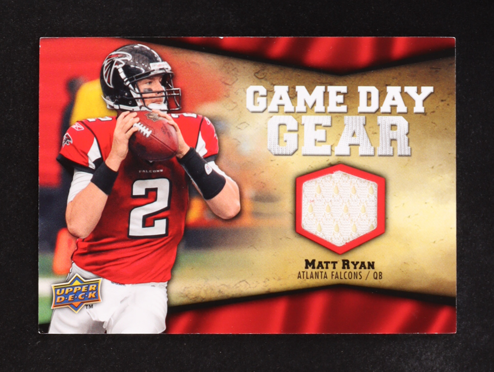 Matt Ryan 2009 Upper Deck Game Day Gear #NFL-MR at PristineAuction.com Matt Ryan 2009 Upper Deck Game Day Gear #NFL-MR at PristineAuction.com