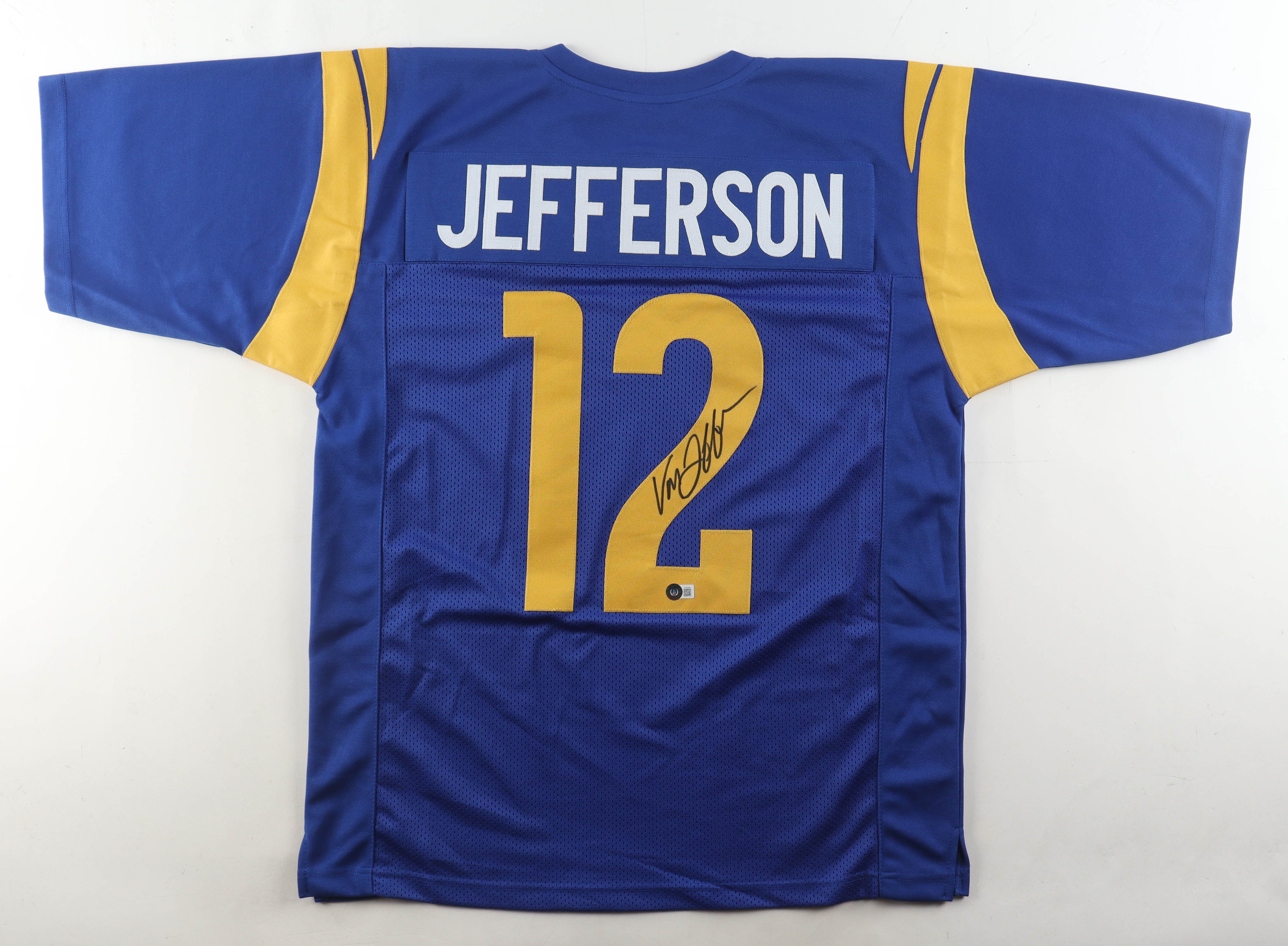 Van Jefferson Signed Jersey (Beckett) at PristineAuction.com Van Jefferson Signed Jersey (Beckett) at PristineAuction.com