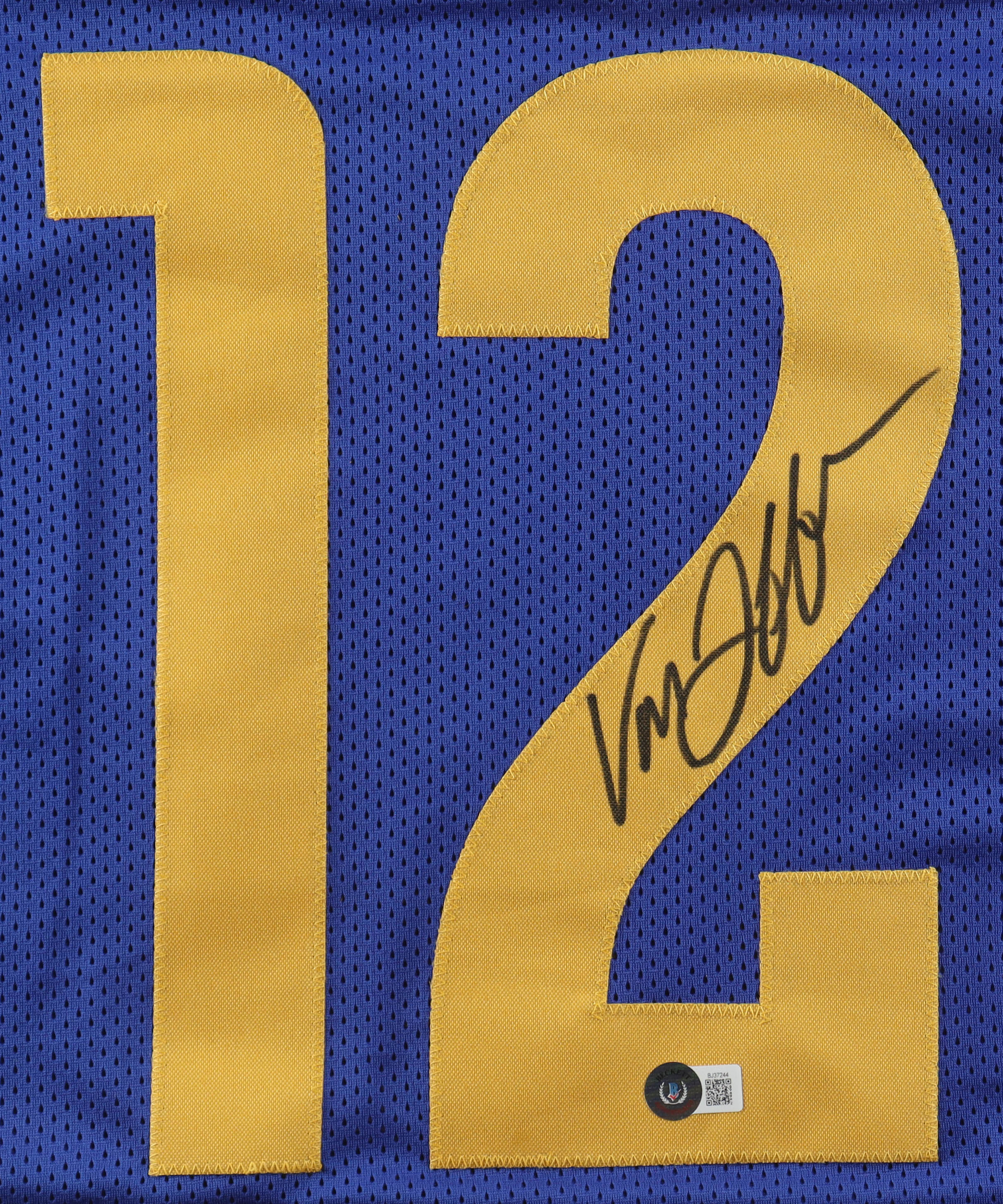 Van Jefferson Signed Jersey (Beckett) at PristineAuction.com Van Jefferson Signed Jersey (Beckett) at PristineAuction.com