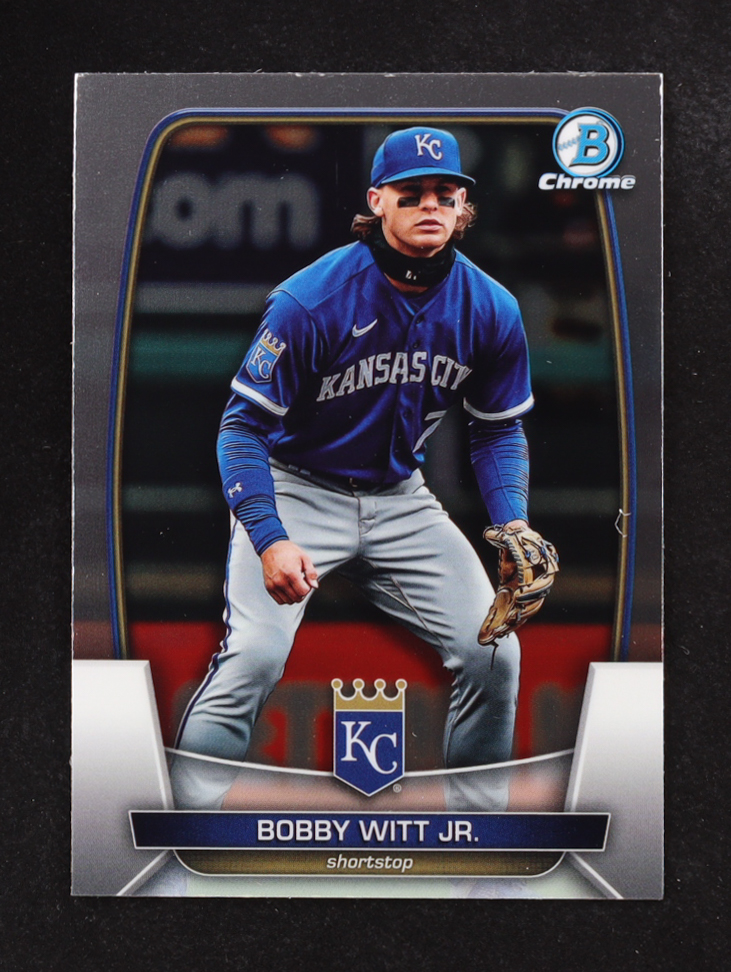 Bobby Witt Jr. 2023 Bowman Chrome #79 at PristineAuction.com Bobby Witt Jr. 2023 Bowman Chrome #79 at PristineAuction.com