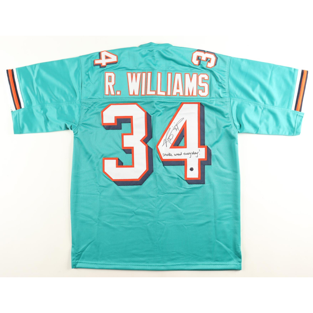 Ricky Williams Signed Jersey Inscribed "Smoke Weed Every Day!" (AWM) at PristineAuction.com