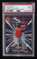 Yordan Alvarez 2022 Panini Prizm Fearless White Wave Prizm #16 (PSA 9) at PristineAuction.com