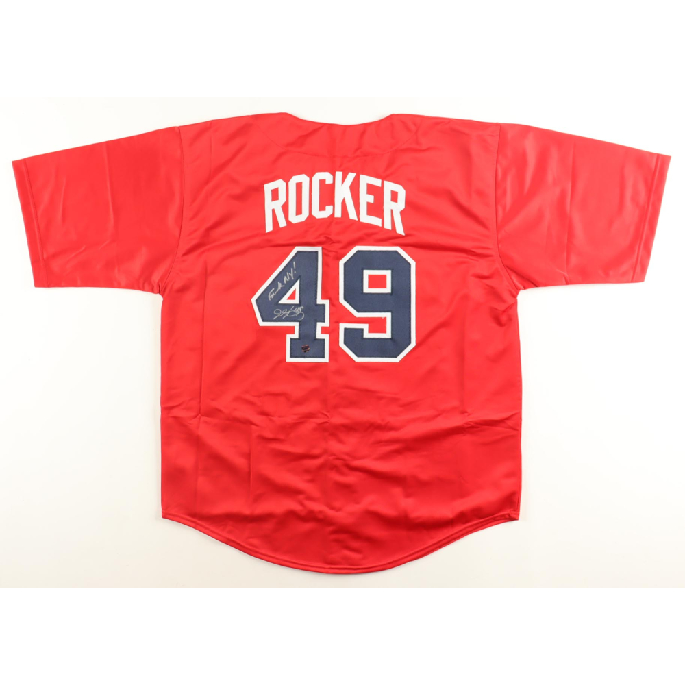 John Rocker Signed Jersey Inscribed "F*** NY!" (AWM) at PristineAuction.com