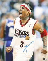 Allen Iverson Signed 76ers 11x14 Photo (Beckett) at PristineAuction.com
