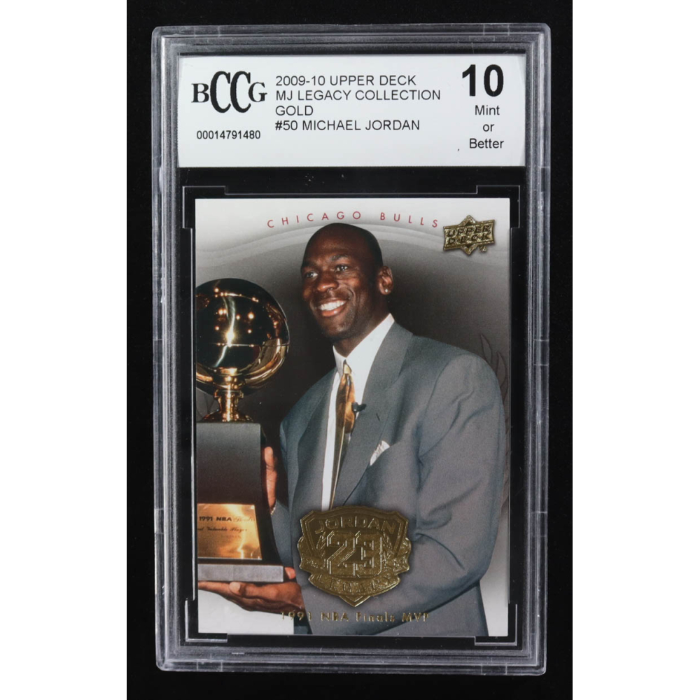 Michael Jordan 2009-10 Upper Deck Michael Jordan Legacy Collection Gold #50 (BCCG 10) at PristineAuction.com