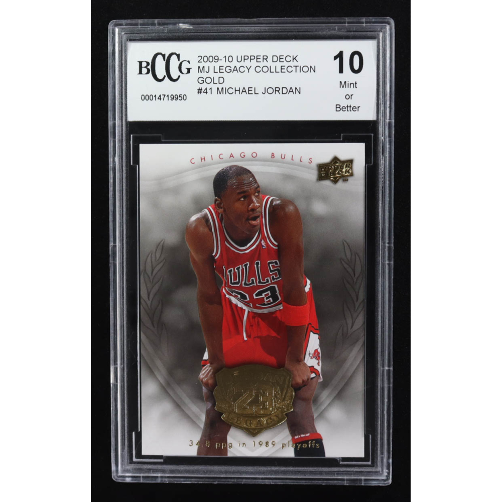 Michael Jordan 2009-10 Upper Deck Michael Jordan Legacy Collection Gold #41 (BCCG 10) at PristineAuction.com