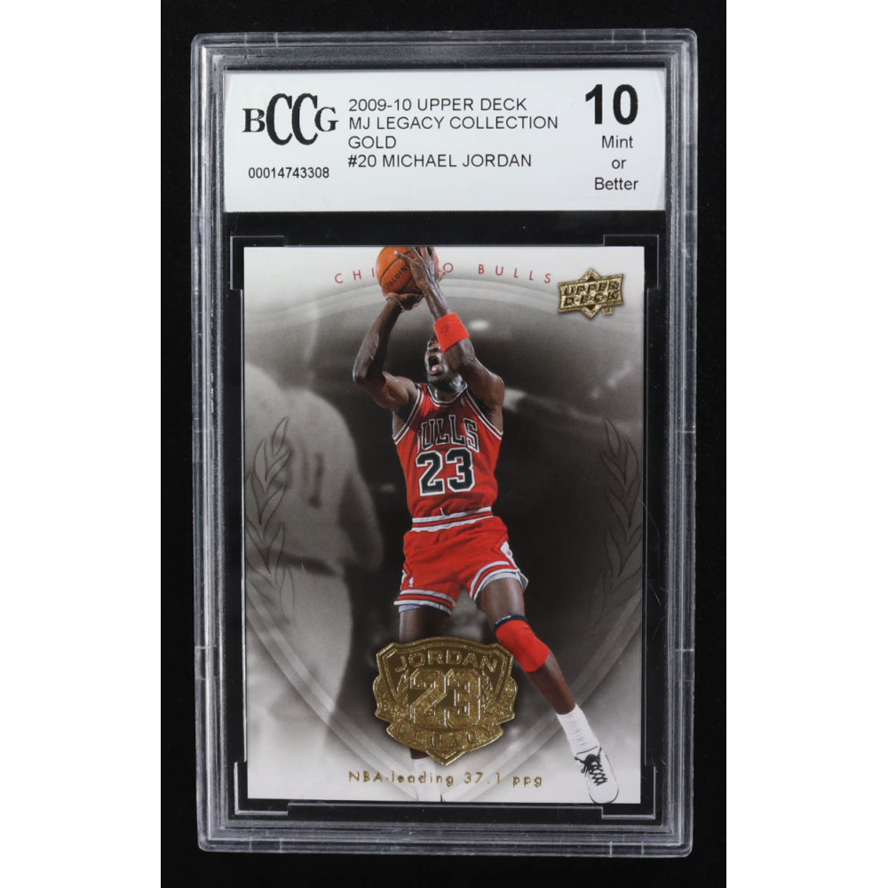 Michael Jordan 2009-10 Upper Deck Michael Jordan Legacy Collection Gold #20 (BCCG 10) at PristineAuction.com