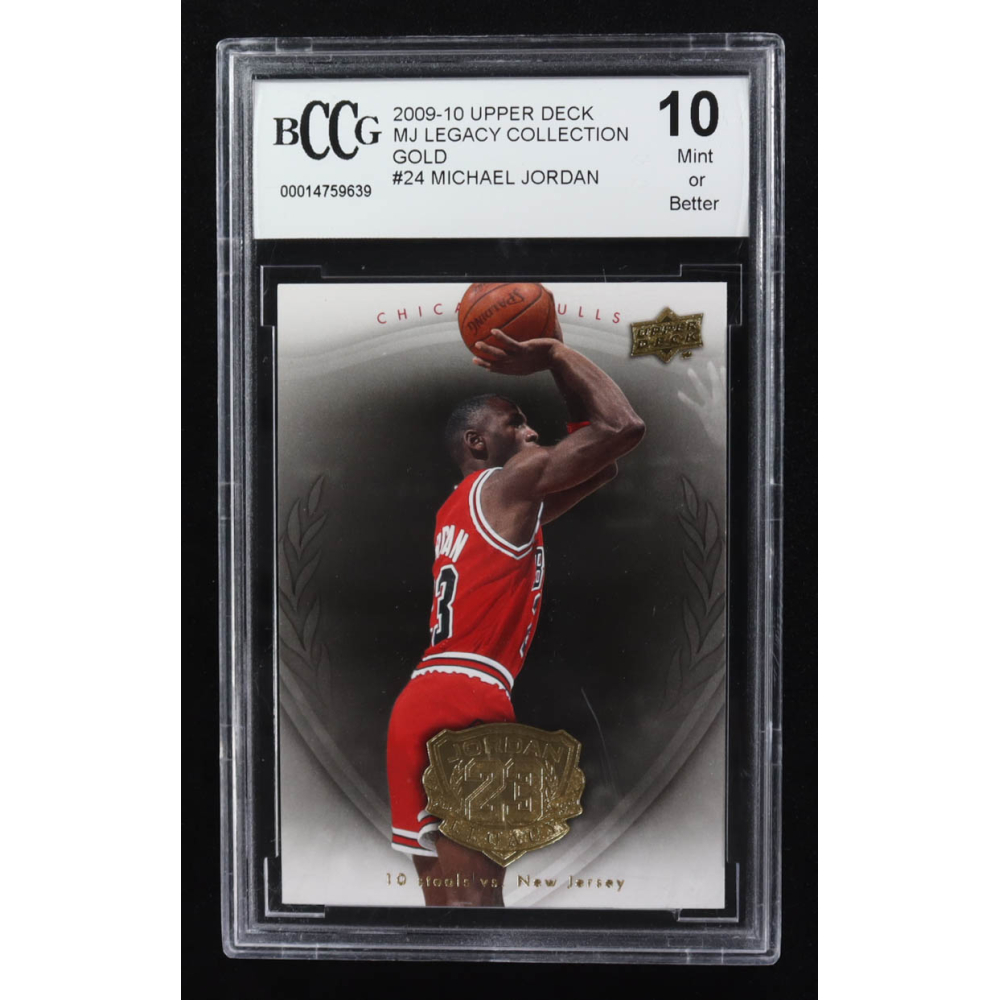 Michael Jordan 2009-10 Upper Deck Michael Jordan Legacy Collection Gold #24 (BCCG 10) at PristineAuction.com